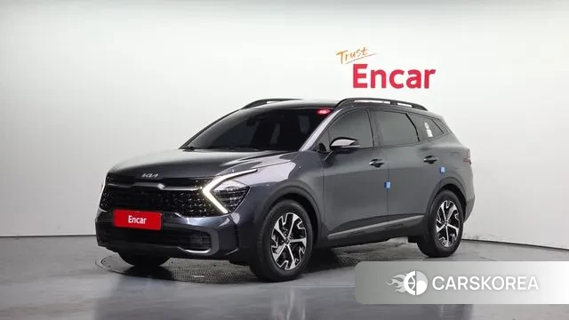 Kia Sportage 5th Generation Hybrid 2023 Серый из Кореи