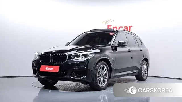 BMW X3 (G01) 2021 Черный из Кореи