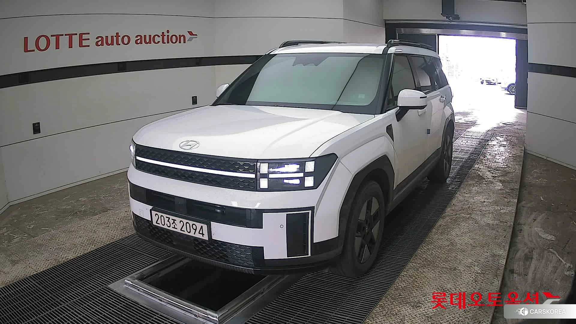 Hyundai Santa Fe Hybrid 2024 Белый из Кореи