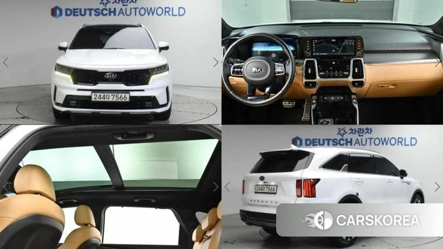 Kia Sorento 4th Generation 2020 Белый из Кореи