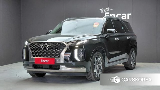 Hyundai Palisade 2022 Черный из Кореи