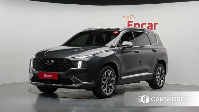 Hyundai The New Santa Fe 2023 Серый из Кореи