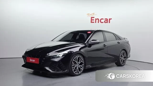 Hyundai Avante (CN7) 2021 Черный из Кореи