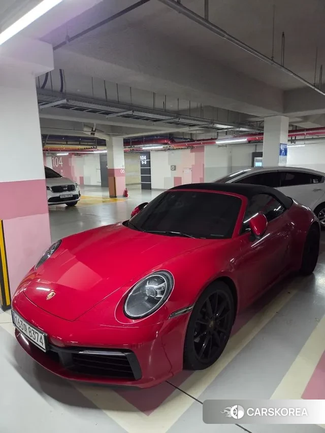 Porsche 911(992) 2024 Красный из Кореи