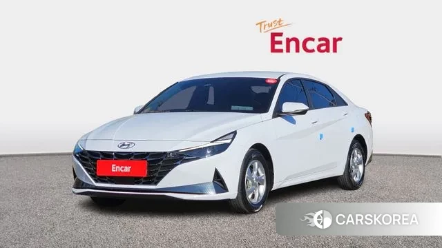 Hyundai Avante (CN7) 2022 Белый из Кореи