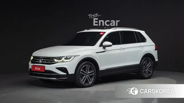 Volkswagen Tiguan second Generation 2021 Белый из Кореи