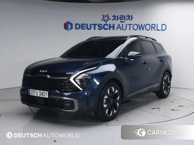 Kia Sportage 5th Generation 2021 Синий из Кореи