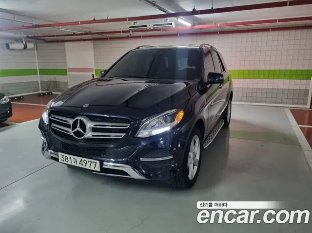 Mercedes-Benz GLE - Class W166 2018 Синий из Кореи