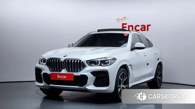 BMW X6 (G06) 2022 Белый из Кореи