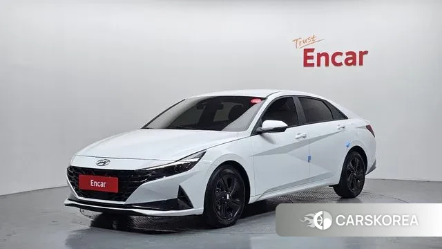 Hyundai Avante (CN7) 2022 Белый из Кореи