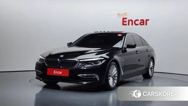 BMW 5 Series (G30) 2018 Черный из Кореи
