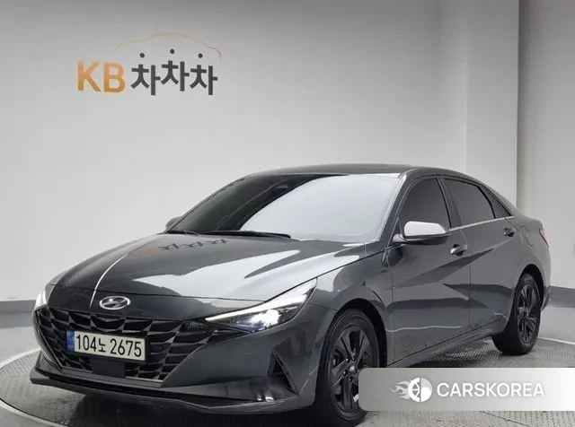 Hyundai Avante (CN7) 2021 Серый из Кореи