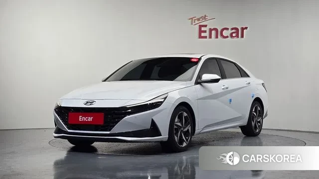 Hyundai Avante (CN7) 2023 Белый из Кореи