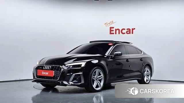 Audi A5 (F5) 2021 Черный из Кореи
