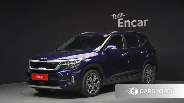 Kia Seltos 2022 Синий из Кореи