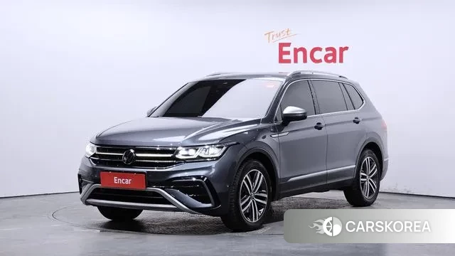 Volkswagen Tiguan Allspace 2022 Серый из Кореи