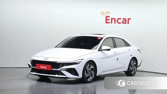 Hyundai The New Avante (CN7) 2024 Белый из Кореи