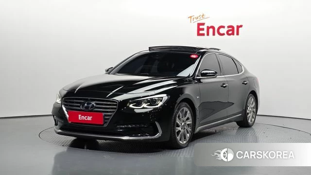 Hyundai Grandeur IG Hybrid 2018 Черный из Кореи
