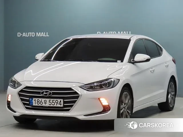 Hyundai Avante AD 2018 Белый из Кореи