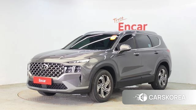 Hyundai The New Santa Fe 2022 Серый из Кореи