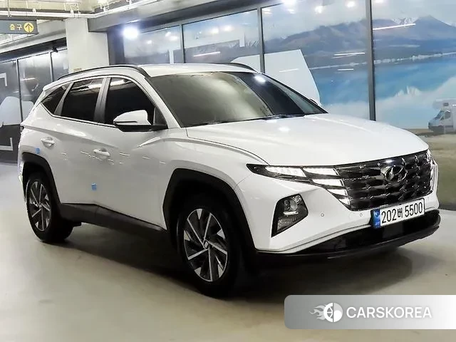 Hyundai Tucson Hybrid (NX4) 2023 Белый из Кореи