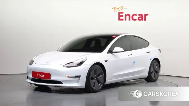 Tesla Model 3 2021 Белый из Кореи