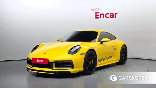 Porsche 911(992) 2021 Желтый из Кореи