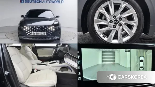 Hyundai The New Grandeur IG Hybrid 2021 Серый из Кореи