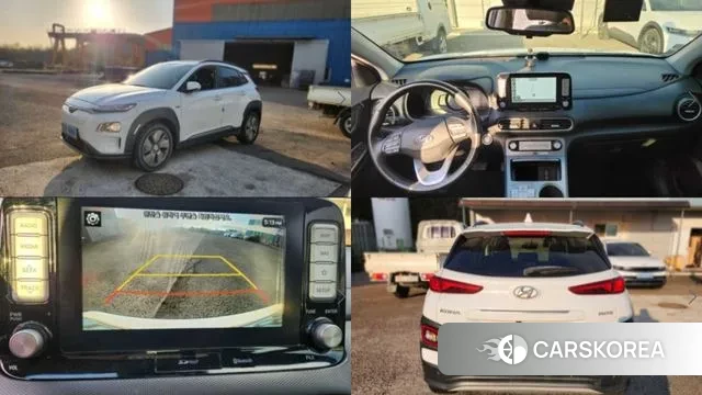 Hyundai Kona Electric 2020 Белый из Кореи