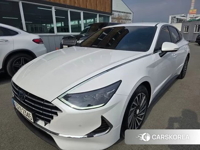 Hyundai Sonata Hybrid (DN8) 2021 Белый из Кореи