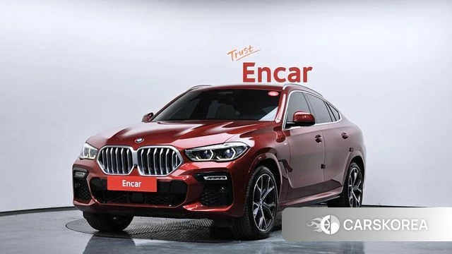BMW X6 (G06) 2020 Красный из Кореи