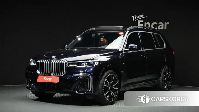 BMW X7 (G07) 2020 Черный из Кореи