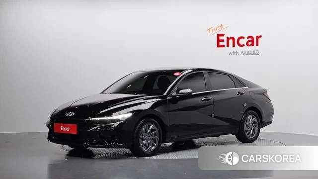 Hyundai The New Avante Hybrid (CN7) 2023 Черный из Кореи