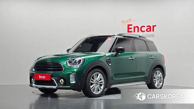 Mini Cooper Countryman 2023 Зеленый из Кореи