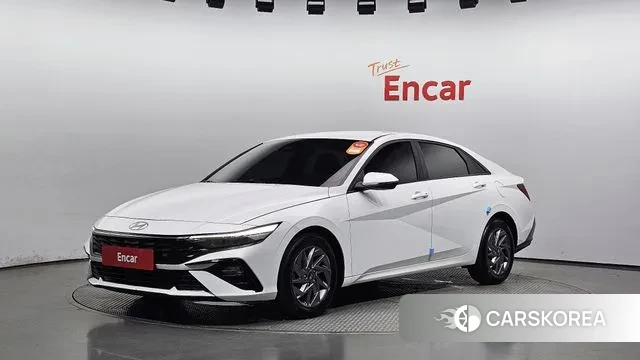 Hyundai The New Avante (CN7) 2023 Белый из Кореи