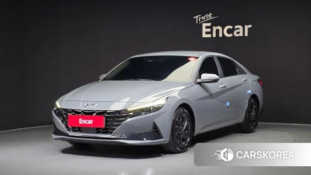 Hyundai Avante (CN7) 2021 Серебристо-серый из Кореи