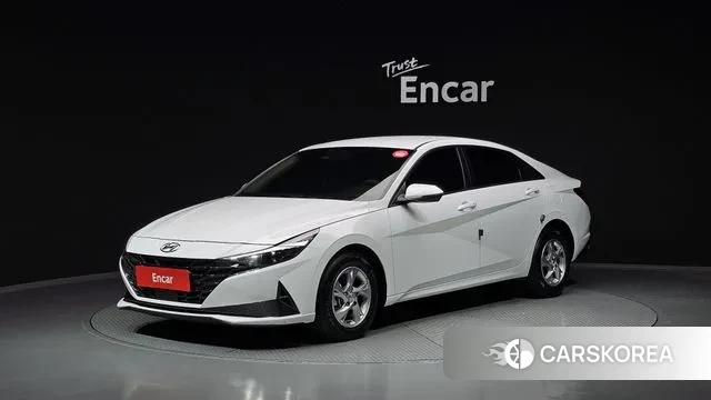 Hyundai Avante (CN7) 2021 Белый из Кореи
