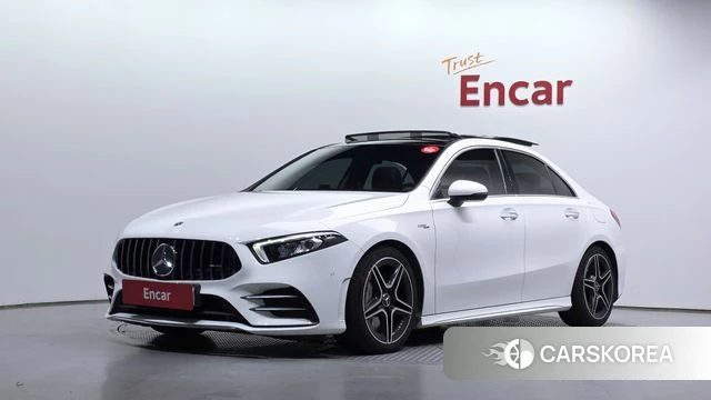 Mercedes-Benz A-Class W177 2021 Белый из Кореи