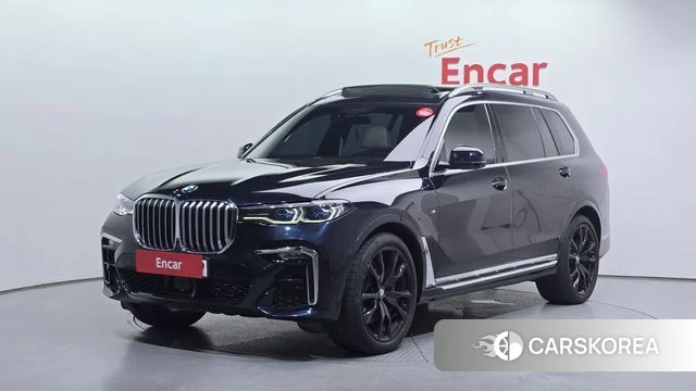 BMW X7 (G07) 2020 Черный из Кореи