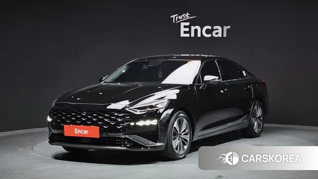 Kia K8 Hybrid 2023 Черный из Кореи