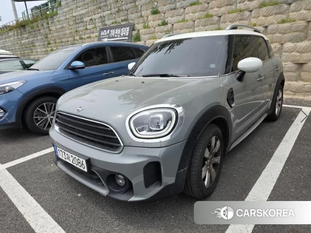 Mini Cooper Countryman 2021 Серебристо-серый из Кореи