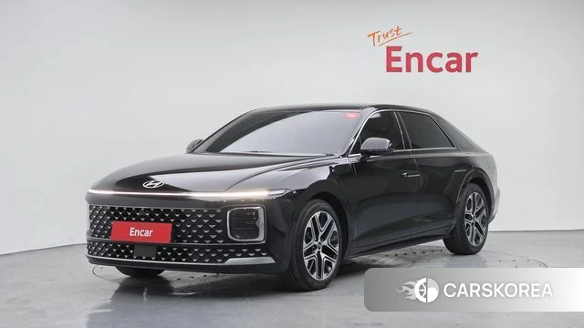 Hyundai Grandeur Hybrid (GN7) 2024 Черный из Кореи