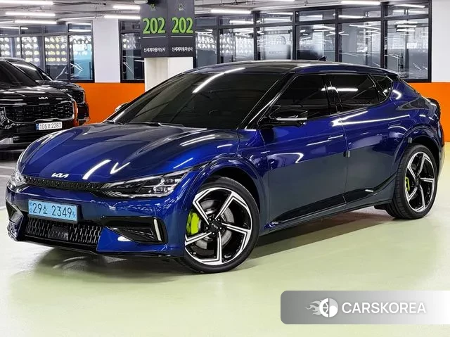 Kia EV6 2023 Синий из Кореи