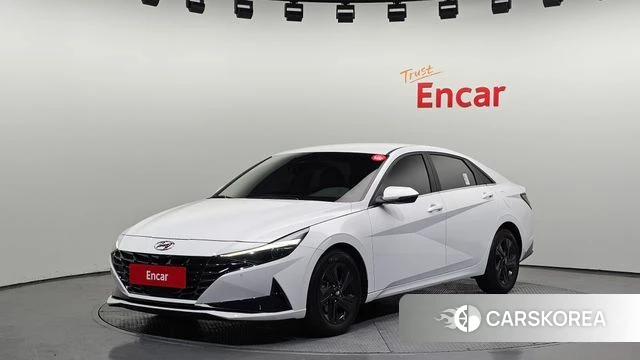Hyundai Avante (CN7) 2022 Белый из Кореи