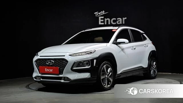 Hyundai Kona 2019 Белый из Кореи
