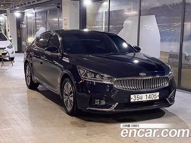 Kia All New K7 Hybrid 2018 Синий из Кореи