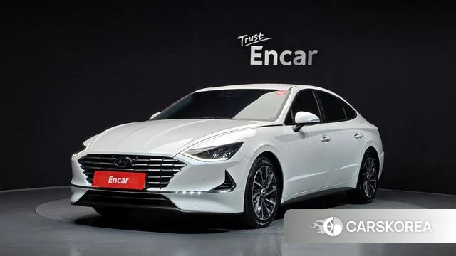Hyundai Sonata Hybrid (DN8) 2021 Белый из Кореи