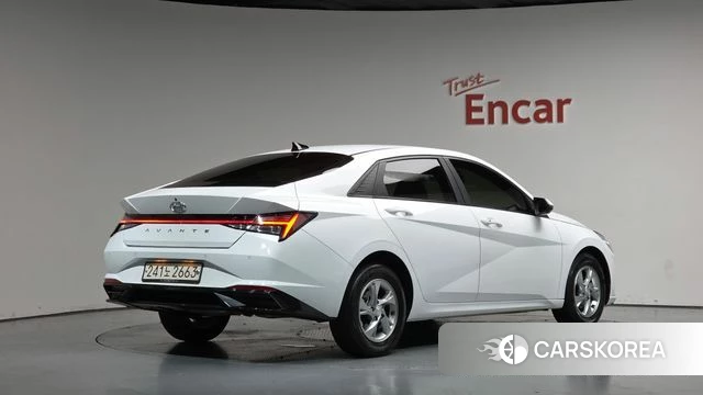 Hyundai Avante (CN7) 2020 Белый из Кореи