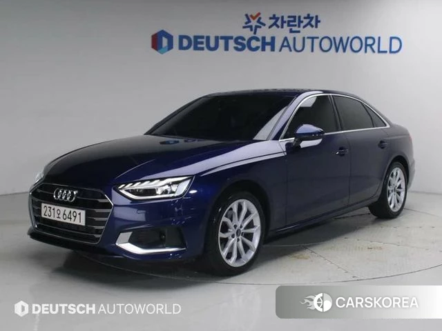 Audi A4 (B9) 2023 Синий из Кореи