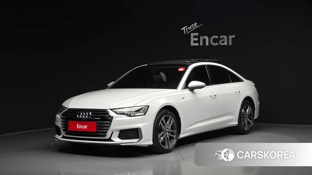 Audi A6 (C8) 2022 Белый из Кореи